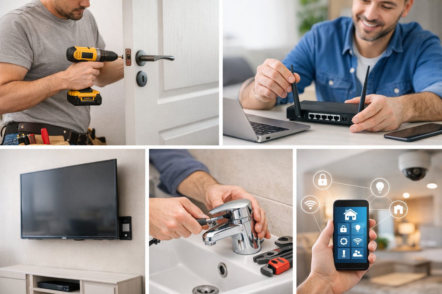 Handyman and home tech services in Nashua NH